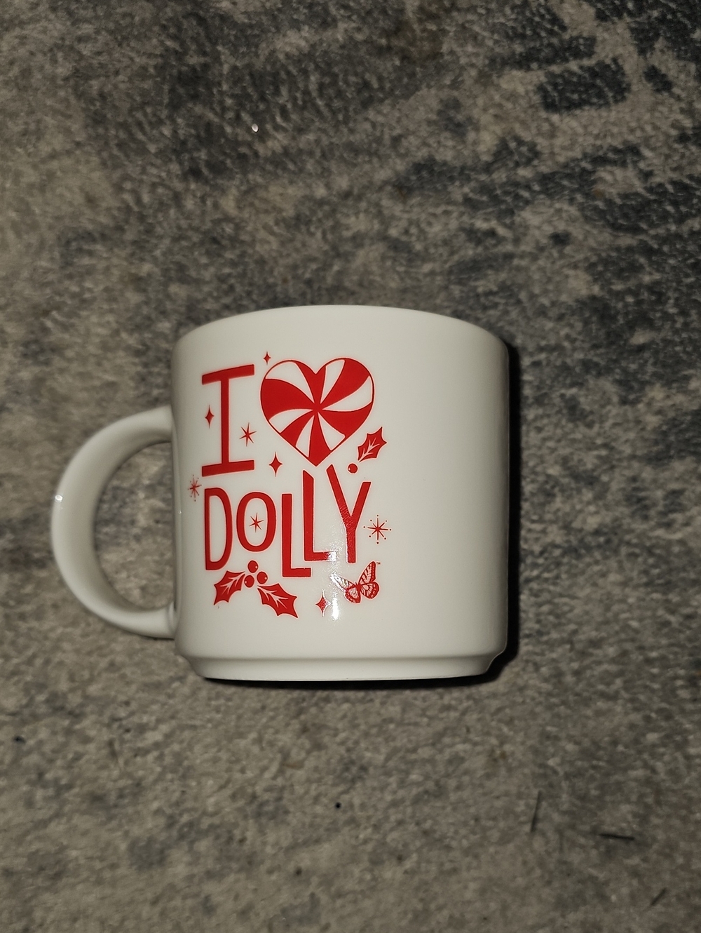 Dolly Parton--I Heart Dolly Red Holiday Mug